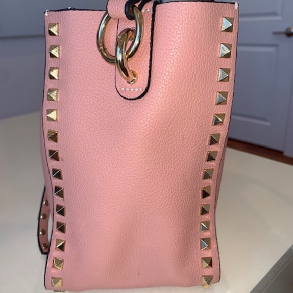 Tiffany & Fred Black Full-Grain Leather Hobo/ Shoulder Bag Studded - Picture 7 of 11